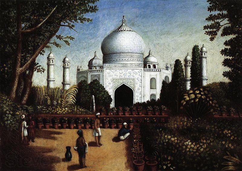 Erastus Salisbury Field The Taj Mahal Norge oil painting art
